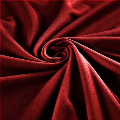 Dark Red Stretch Crepe Scuba Techno Knit Polyester Spandex Fabric for Bows, Top Knots, Head Wraps, Clothes, Costumes, Craft