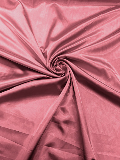 Dark Rose Light Weight Silky Stretch Charmeuse Satin Fabric/60" Wide/Cosplay.