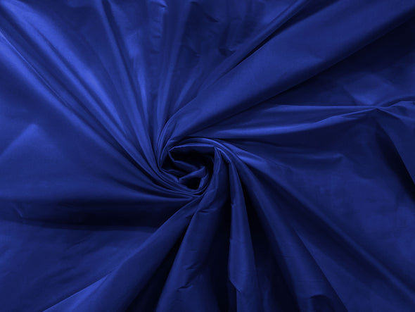 Dark Royal Blue 100% Polyester Imitation Silk Taffeta Fabric 55" Wide/Costume/Dress/Cosplay/Wedding