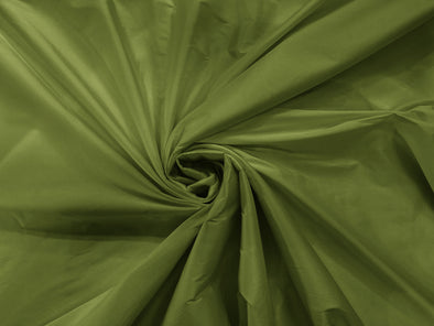 Dark Sage 100% Polyester Imitation Silk Taffeta Fabric 55" Wide/Costume/Dress/Cosplay/Wedding