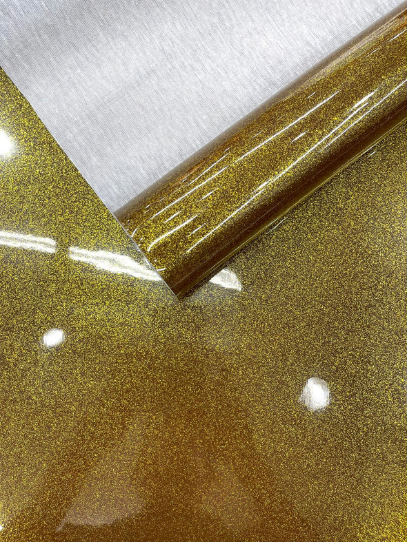 Sparkle Glitter Upholstery Vinyl Fabric / Crafting Apparel Upholstery Vinyl Fabric 54" Wide.