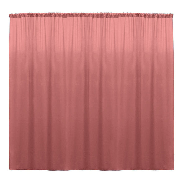 Dusty Rose SEAMLESS Backdrop Drape Panel All Size Available in Polyester Poplin Party Supplies Curtains