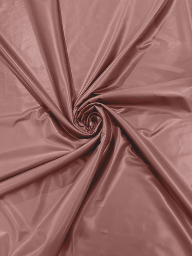 Dusty Rose Spandex Matte PU Vinyl Fabric-56 Inches Wide-(Matte Latex Stretch) - Sold By The Yard