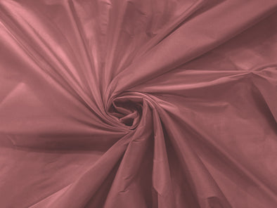Dusty Rose 100% Polyester Imitation Silk Taffeta Fabric 55" Wide/Costume/Dress/Cosplay/Wedding