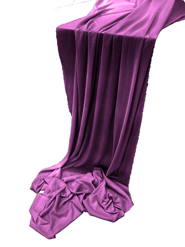 Eggplant Cotton Gauze Sheer Table Runner for Wedding, Decorations for Birthday Parties, Banquets, Engagements.