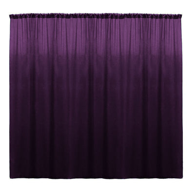 Eggplant SEAMLESS Backdrop Drape Panel All Size Available in Polyester Poplin Party Supplies Curtains