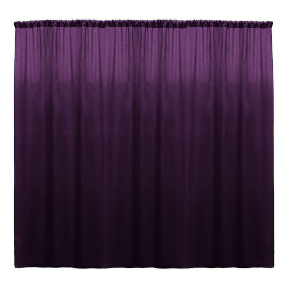 Eggplant SEAMLESS Backdrop Drape Panel All Size Available in Polyester Poplin Party Supplies Curtains