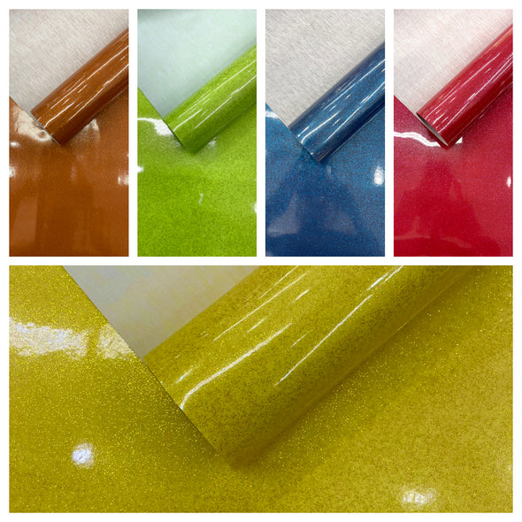 Sparkle Glitter Upholstery Vinyl Fabric / Crafting Apparel Upholstery Vinyl Fabric 54" Wide.