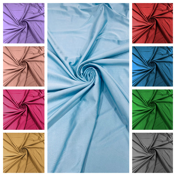 Shiny Milliskin Nylon Spandex Fabric 4 Way Stretch 58" Wide Sold by The Yard