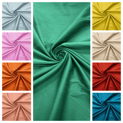 Polyester Dupioni Silk Fabric. Multipurpose Fabric for Décor/Dress/Window Curtains/Roman Shades/Clothes/ Sold By The Yard