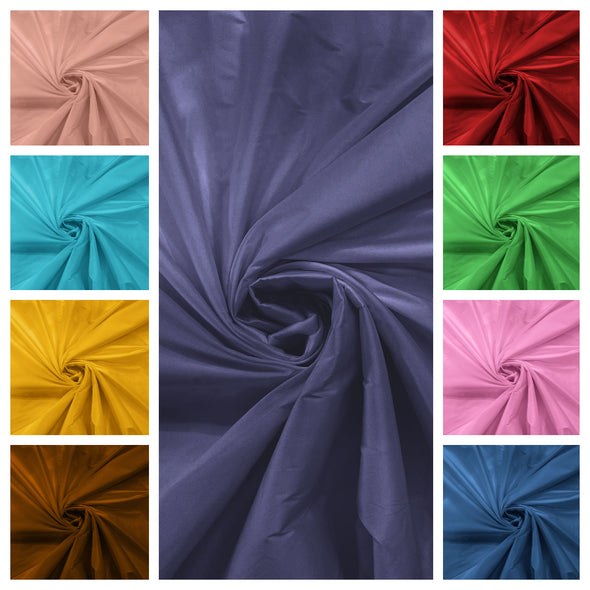 100% Polyester Imitation Silk Taffeta Fabric 55" Wide/Costume/Dress/Cosplay/Wedding