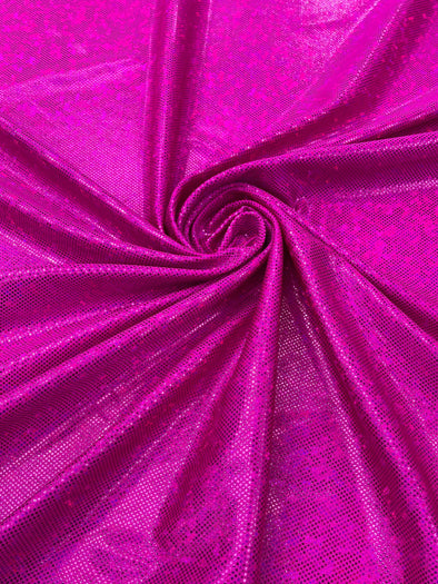 Fuchsia Shattered Glass Foil Hologram/58” Wide/4 Way Stretch Spandex Nylon Tricot. Sold by the yard (Copy)