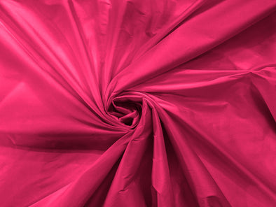 Fuchsia 100% Polyester Imitation Silk Taffeta Fabric 55" Wide/Costume/Dress/Cosplay/Wedding