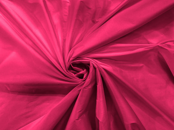 Fuchsia 100% Polyester Imitation Silk Taffeta Fabric 55" Wide/Costume/Dress/Cosplay/Wedding