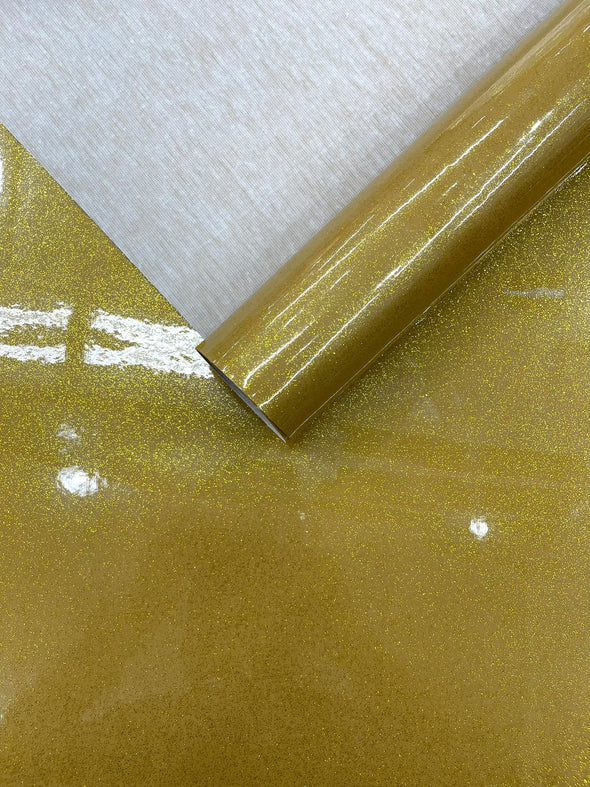 Sparkle Glitter Upholstery Vinyl Fabric / Crafting Apparel Upholstery Vinyl Fabric 54" Wide.