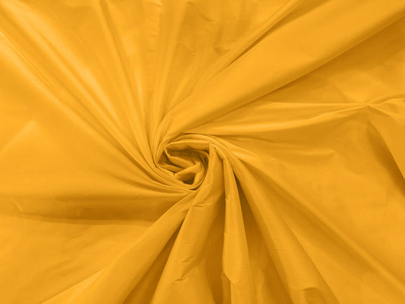 Goldenrod 100% Polyester Imitation Silk Taffeta Fabric 55" Wide/Costume/Dress/Cosplay/Wedding