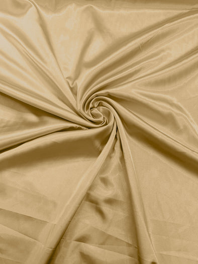 Honey Light Weight Silky Stretch Charmeuse Satin Fabric/60" Wide/Cosplay.