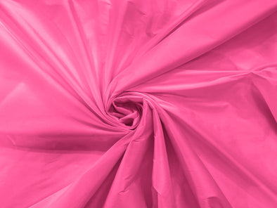 Hot Pink 100% Polyester Imitation Silk Taffeta Fabric 55" Wide/Costume/Dress/Cosplay/Wedding
