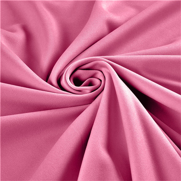 Hot Pink Stretch Crepe Scuba Techno Knit Polyester Spandex Fabric for Bows, Top Knots, Head Wraps, Clothes, Costumes, Craft.