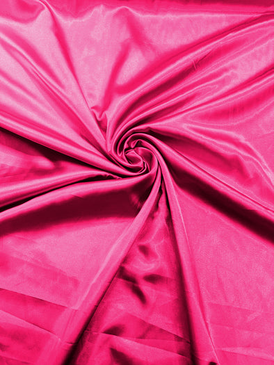 Hot Pink Light Weight Silky Stretch Charmeuse Satin Fabric/60" Wide/Cosplay.