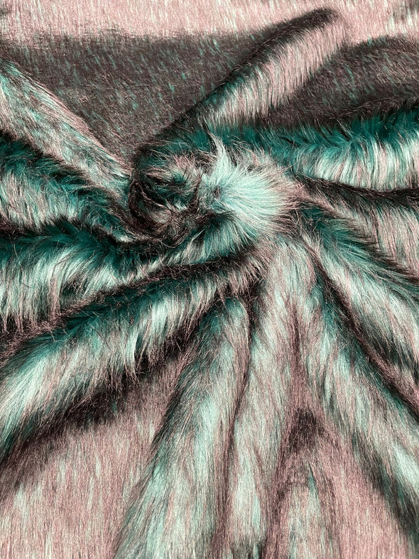 Husky Faux Fur 2 TONE (by the yard)