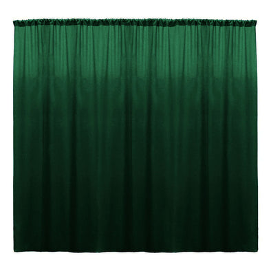 Hunter Green SEAMLESS Backdrop Drape Panel All Size Available in Polyester Poplin Party Supplies Curtains