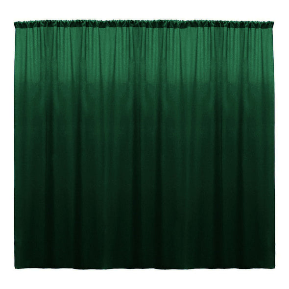 Hunter Green SEAMLESS Backdrop Drape Panel All Size Available in Polyester Poplin Party Supplies Curtains