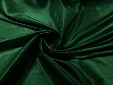 Hunter Green Solid Taffeta Fabric/Taffeta Fabric by The Yard/Apparel, Costume, Dress, Cosplay, Wedding