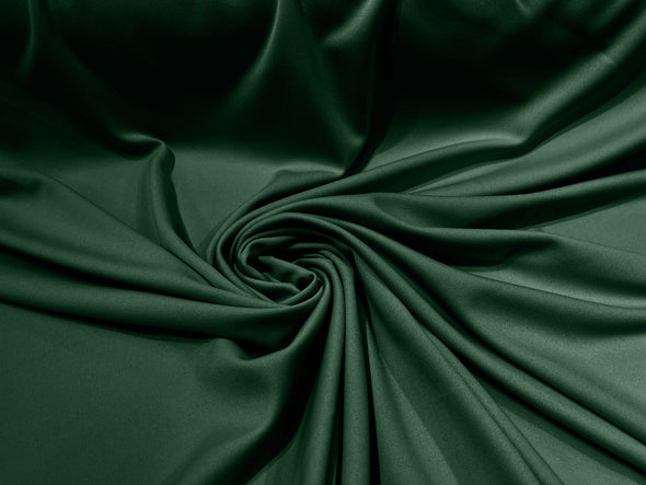 Hunter Green 59/60" Wide 100% Polyester Wrinkle Free Stretch Double Knit Scuba Fabric/cosplay/costumes
