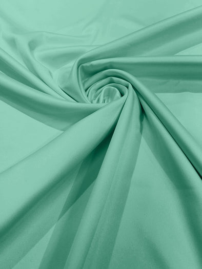 Ice Mint Matte L'Amour Satin (Peau de Soie) Duchess Fabric Bridesmaid Dress 58"-60" Wide Costume/Wedding