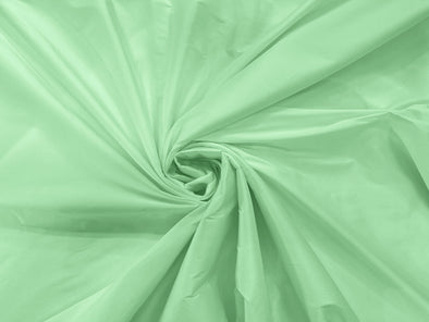 Icy Mint 100% Polyester Imitation Silk Taffeta Fabric 55" Wide/Costume/Dress/Cosplay/Wedding