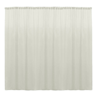 Ivory SEAMLESS Backdrop Drape Panel All Size Available in Polyester Poplin Party Supplies Curtains