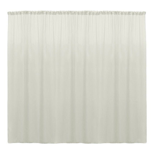 Ivory SEAMLESS Backdrop Drape Panel All Size Available in Polyester Poplin Party Supplies Curtains