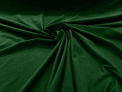 Kelly Green 58/60" Wide Cotton Jersey Spandex Knit Blend 95% Cotton 5 percent Spandex/Stretch Fabric/Costume