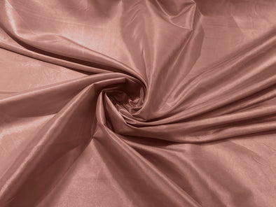 Light Mauve Solid Taffeta Fabric/Taffeta Fabric by The Yard/Apparel, Costume, Dress, Cosplay, Wedding