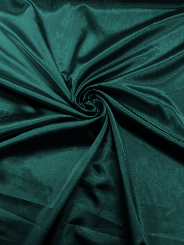 Lagoon Green Light Weight Silky Stretch Charmeuse Satin Fabric/60" Wide/Cosplay.