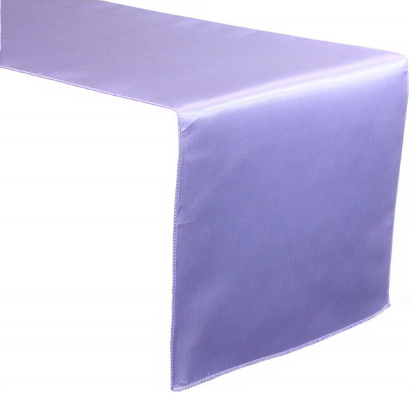 Lavender Bridal Satin Table Runner, Wedding Banquet Decoration, ( Choose Size Below )