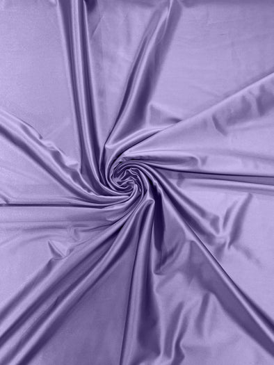 Lavender Heavy Shiny Satin Stretch Spandex Fabric/58 Inches Wide/Prom/Wedding/Cosplays