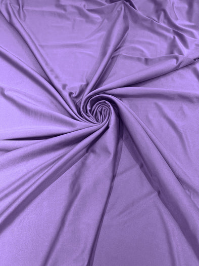 Lavender Shiny Milliskin Nylon Spandex Fabric 4 Way Stretch 58" Wide Sold by The Yard