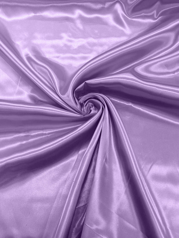 Lavender Shiny Charmeuse Satin Fabric for Wedding Dress/Crafts Costumes/58” Wide /Silky Satin