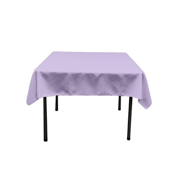 Lavender Square Polyester Poplin Table Overlay - Diamond. Choose Size Below