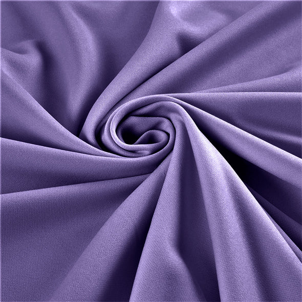 Lavender Stretch Crepe Scuba Techno Knit Polyester Spandex Fabric for Bows, Top Knots, Head Wraps, Clothes, Costumes, Craft.