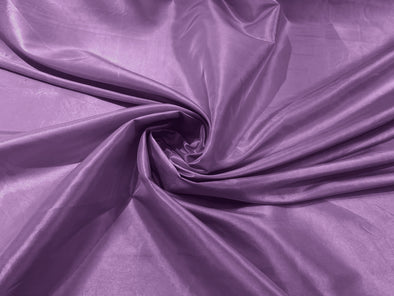 Lavender Solid Taffeta Fabric/Taffeta Fabric by The Yard/Apparel, Costume, Dress, Cosplay, Wedding