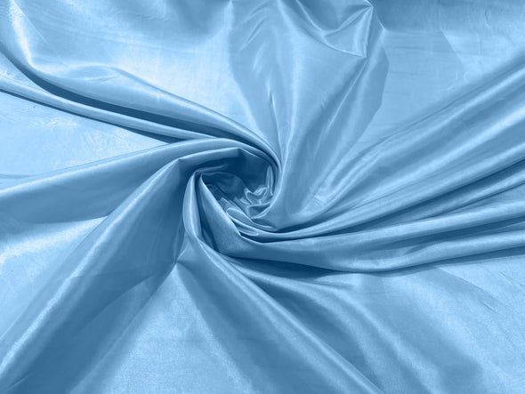 Light Blue Solid Taffeta Fabric/Taffeta Fabric by The Yard/Apparel, Costume, Dress, Cosplay, Wedding