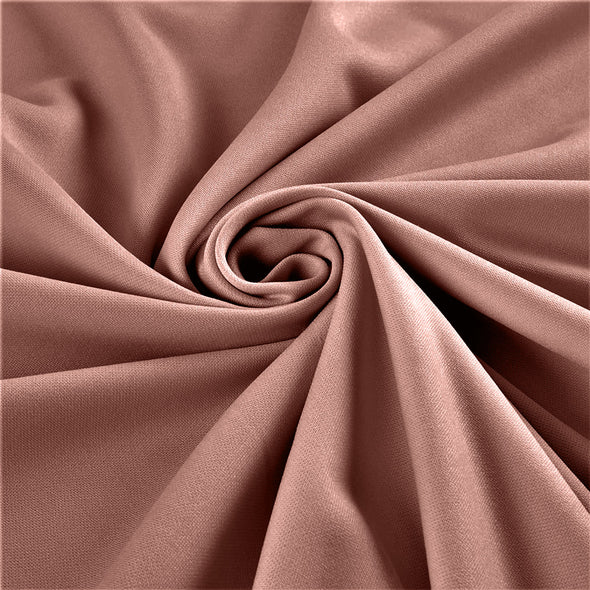 Light Mauve Stretch Crepe Scuba Techno Knit Polyester Spandex Fabric for Bows, Top Knots, Head Wraps, Clothes, Costumes, Craft.