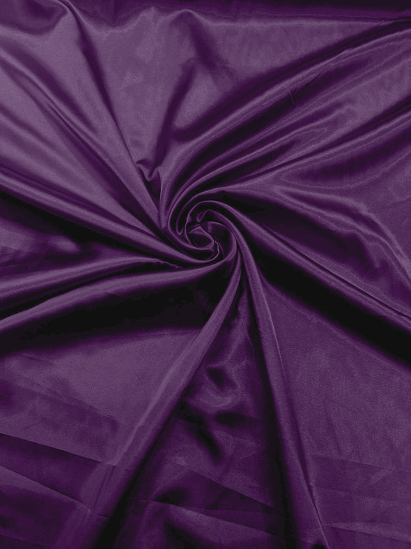 Light Plum Light Weight Silky Stretch Charmeuse Satin Fabric/60" Wide/Cosplay.