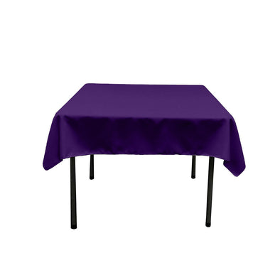 Light Purple Square Polyester Poplin Table Overlay - Diamond. Choose Size Below