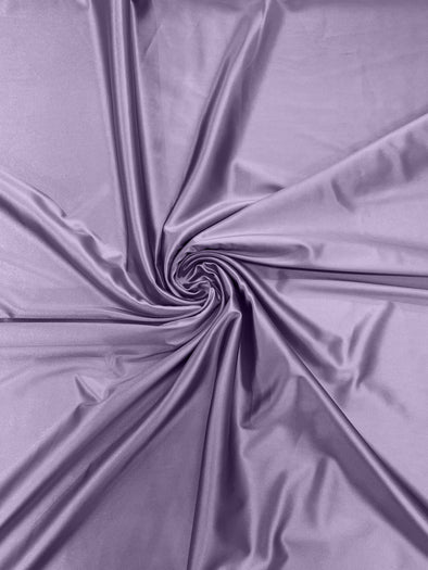 Lilac Heavy Shiny Satin Stretch Spandex Fabric/58 Inches Wide/Prom/Wedding/Cosplays