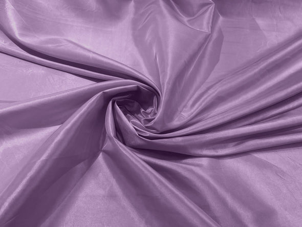 Lilac Solid Taffeta Fabric/Taffeta Fabric by The Yard/Apparel, Costume, Dress, Cosplay, Wedding