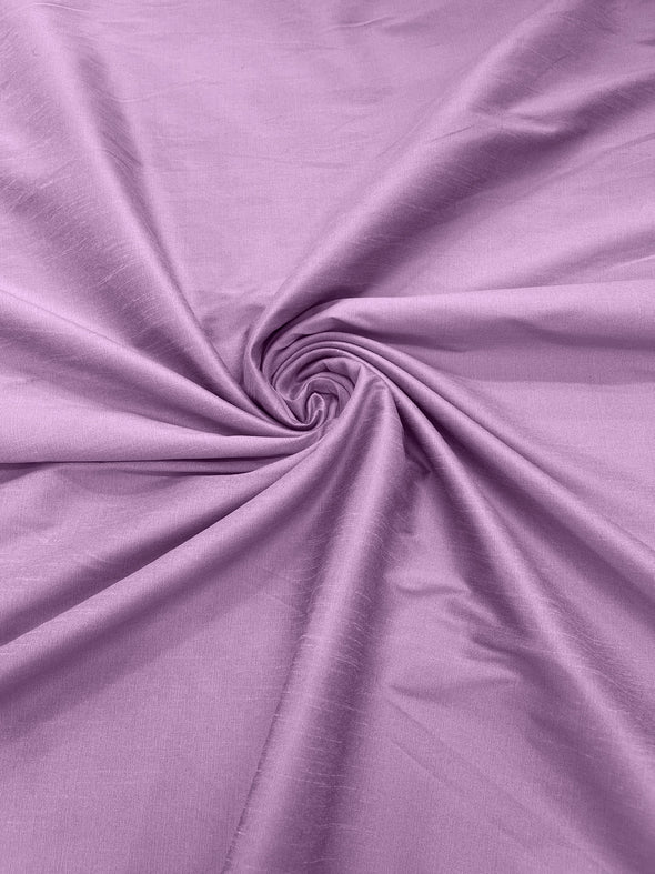 Lilac Polyester Dupioni Faux Silk Fabric/ 55” Wide/Wedding Fabric/Home Décor.